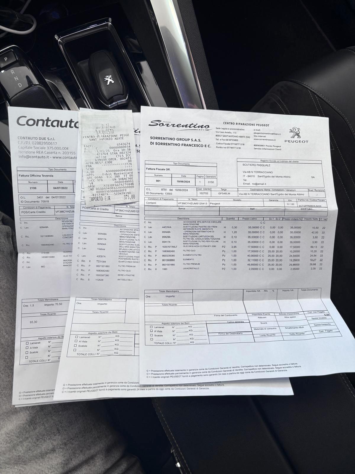 PEUGEOT 3008 GT-LINE 1.5 TAGLIANDI UFFICIALI LED-NAVI