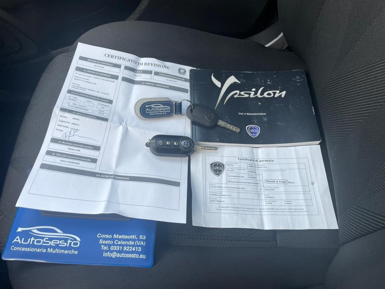 Lancia Ypsilon 1.2 69 CV UNI.PRO 12 MESI GARANZIA