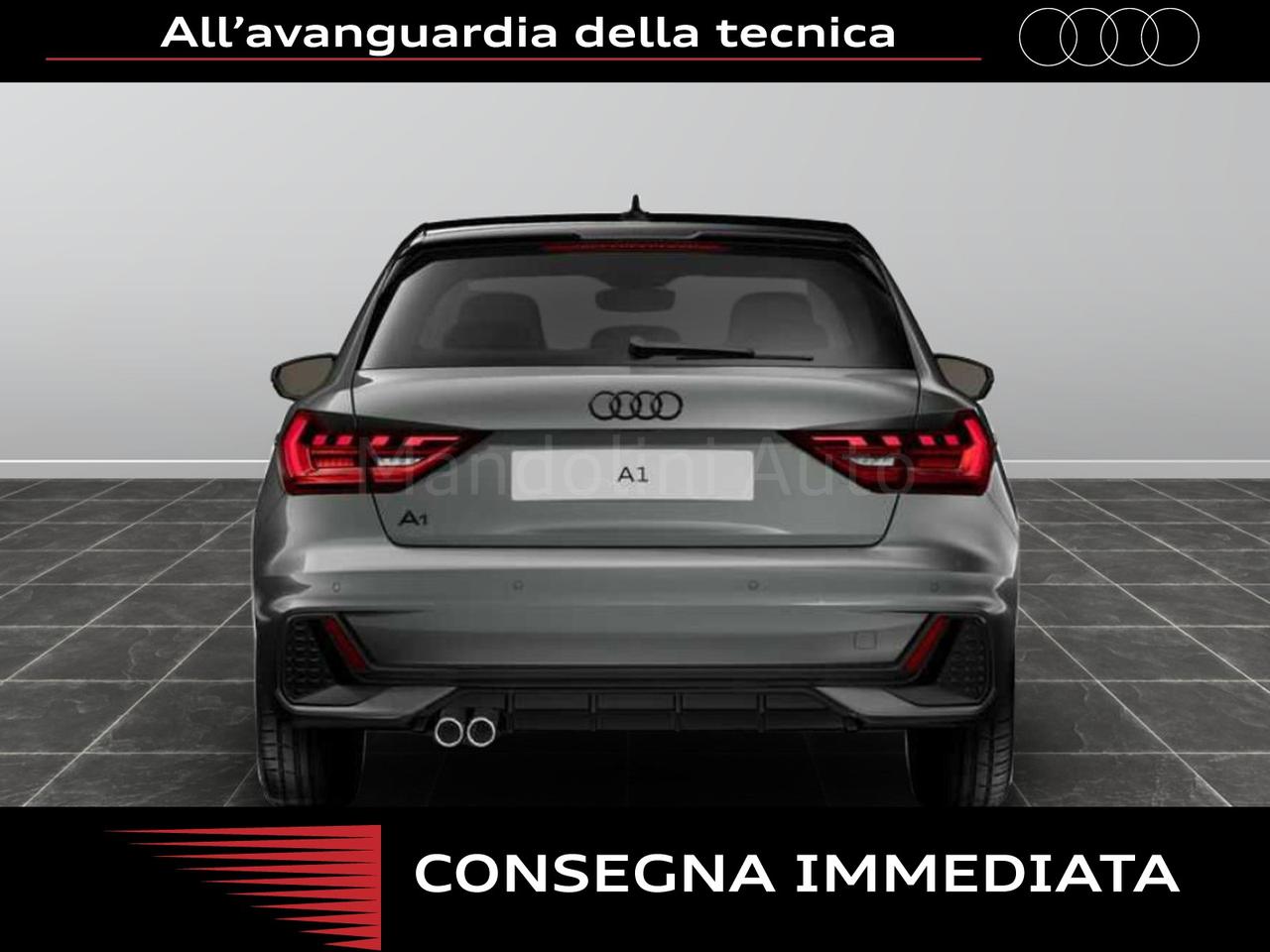 Audi A1 sportback 40 2.0 tfsi 207cv identity black s tronic