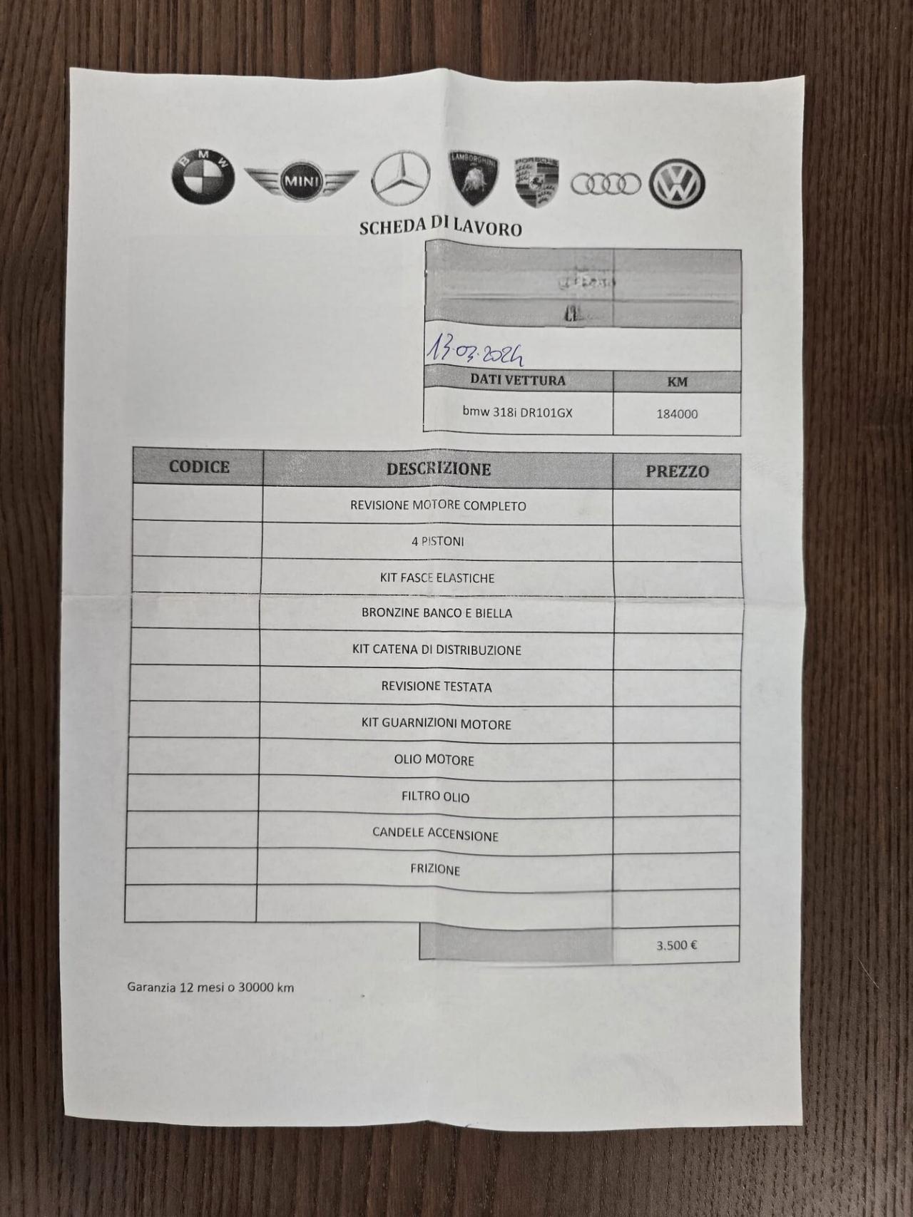 Bmw 318 ì Touring MSport LEGGERE