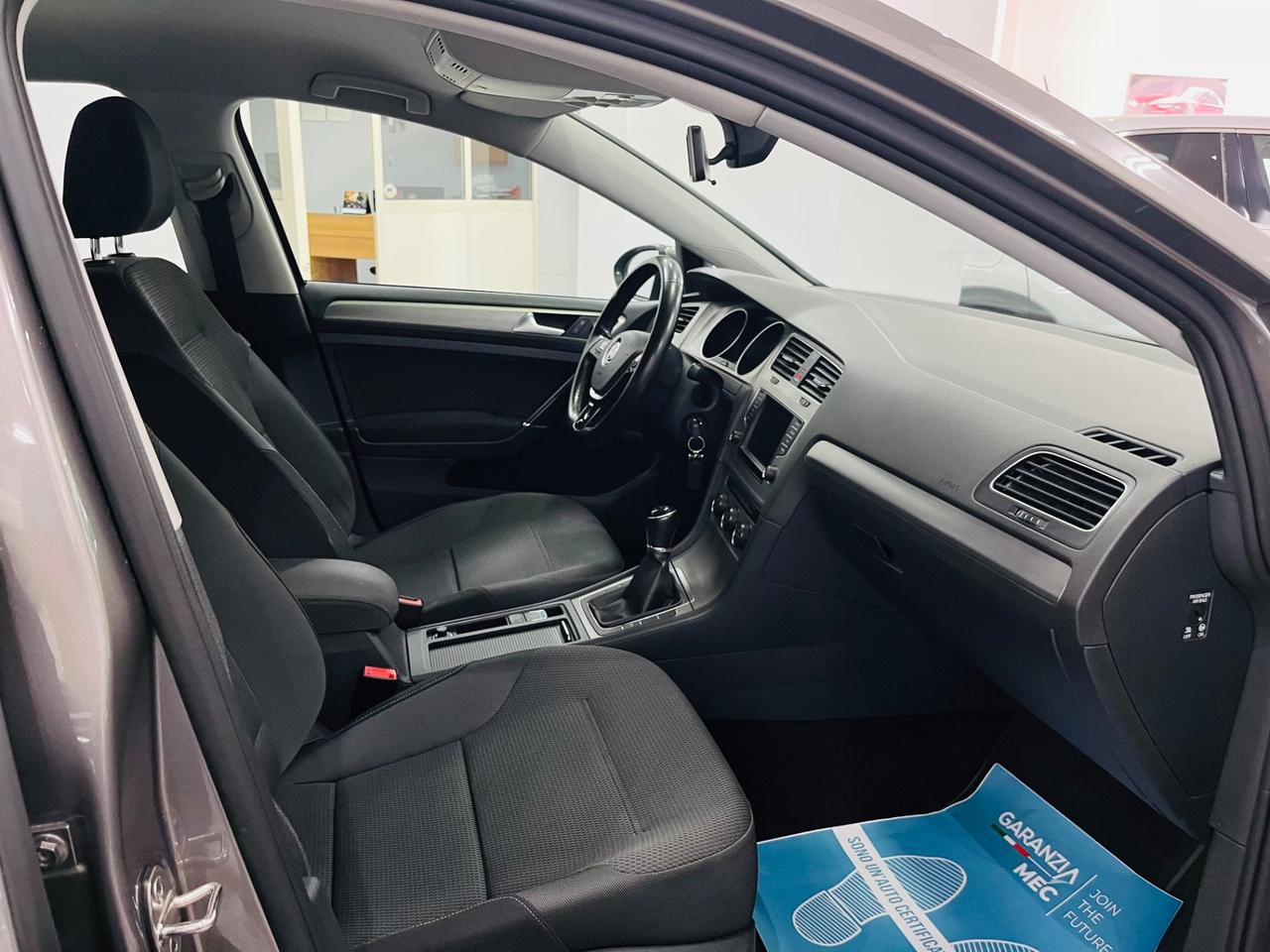 Volkswagen Golf 7 1.6 TDI 110 CV anno 2017 italiana