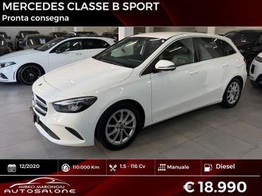 Mercedes classe B 180 d Sport FINANZIABILE