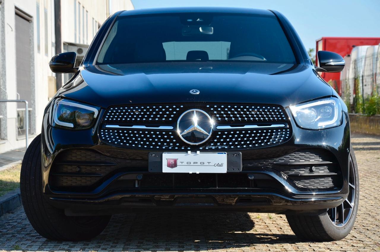 MERCEDES-BENZ GLC COUPE 300d PREMIUM AMG 4MATIC 245cv AUTO, UNICOPROP, SERVICE MERCEDES, UFF ITALIANA, EURO 6D, TETTO, NIGHT PACK, FARI LED, RETROCAMERA, PERMUTE