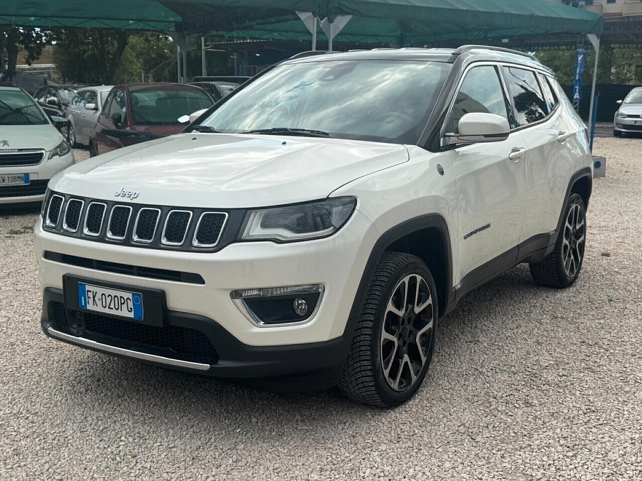 Jeep Compass 2.0 Multijet II cambio automatico km certificati 1 prop. 2017 bianco perla
