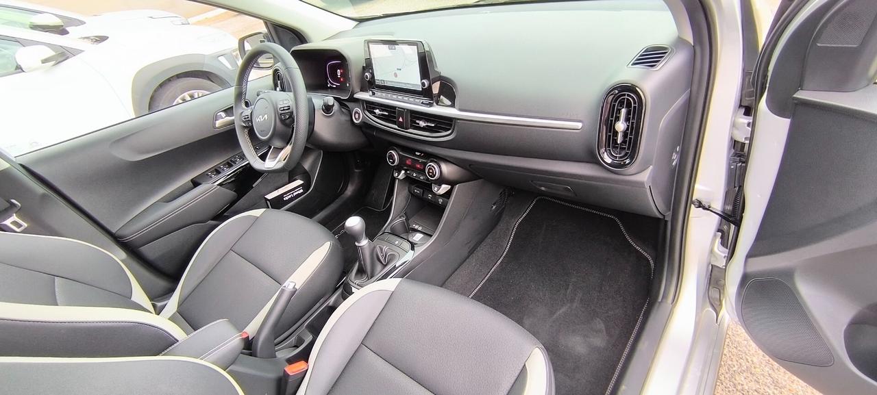 Kia Picanto 1.0 12V 5 porte GT LINE NAVI CAMERA LED VIRTUAL PELLE