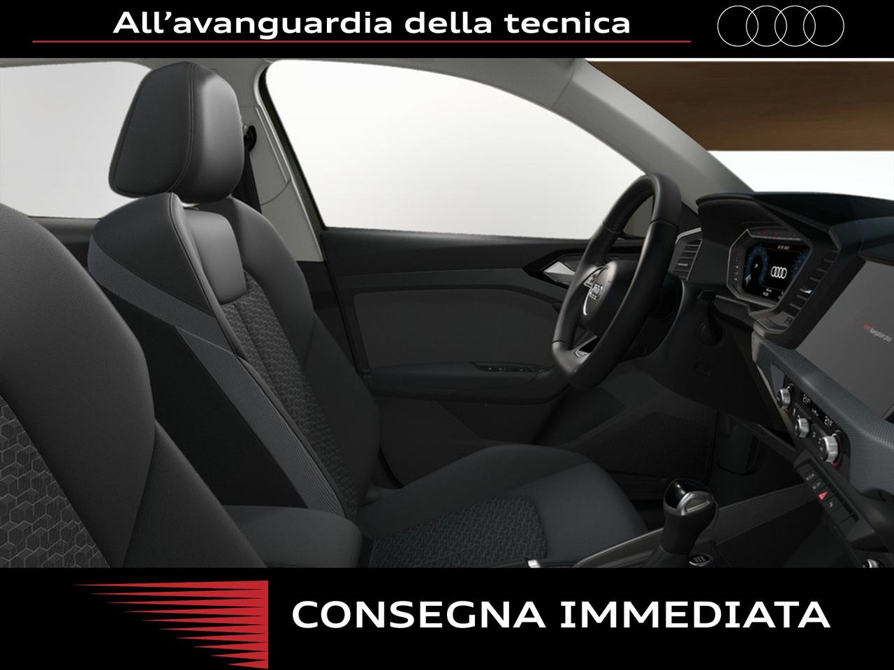 Audi A1 sportback 30 1.0 tfsi 116cv identity black s tronic