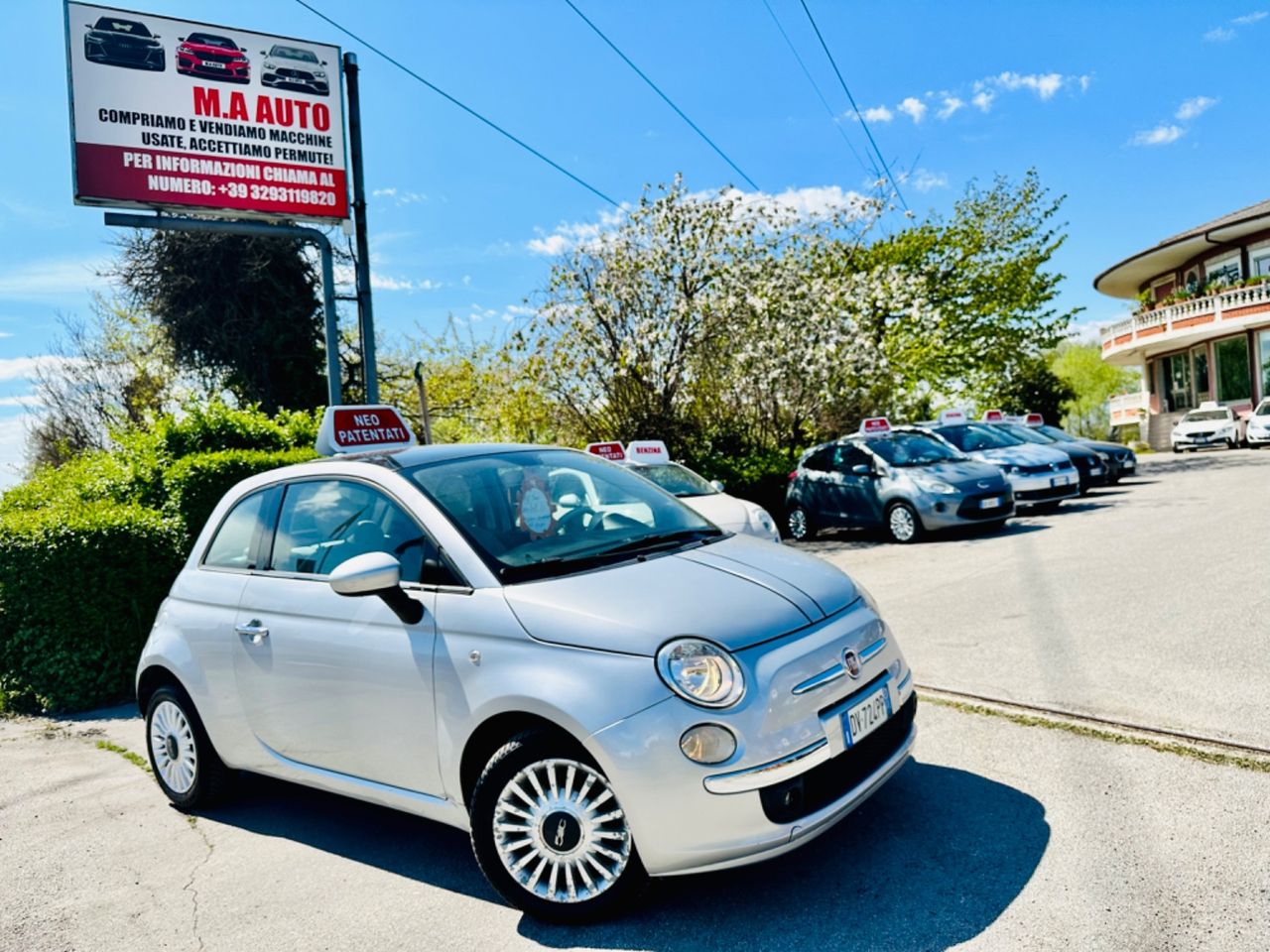 Fiat 500 1.2 Sport 2009 km 150,000 ok neopatentati