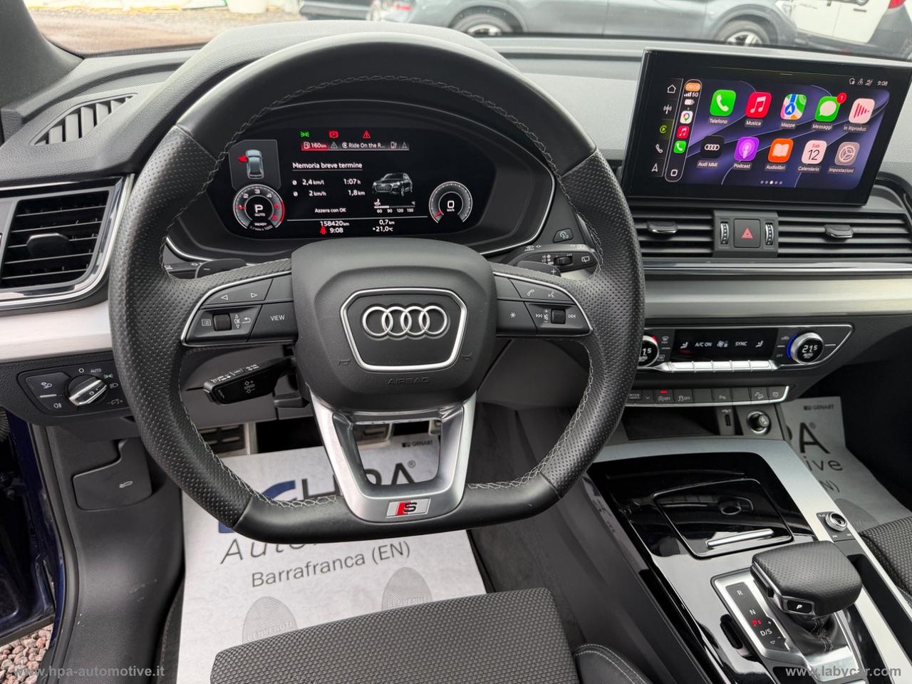 AUDI Q5 2.0TDI mild hybrid S-tronic S-line FULL LED PELLE NAVI BLACK EDITION CARPLAY