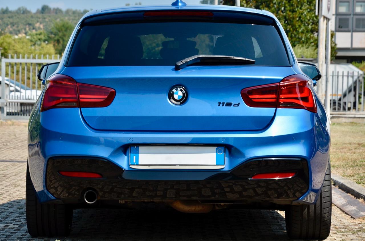 BMW 118d MSPORT 5p 150cv AUTO, PREZZO REALE, UFF ITALIANA, EURO 6C, FARI LED, NAVI, PELLE DAKOTA, 19", PERMUTE