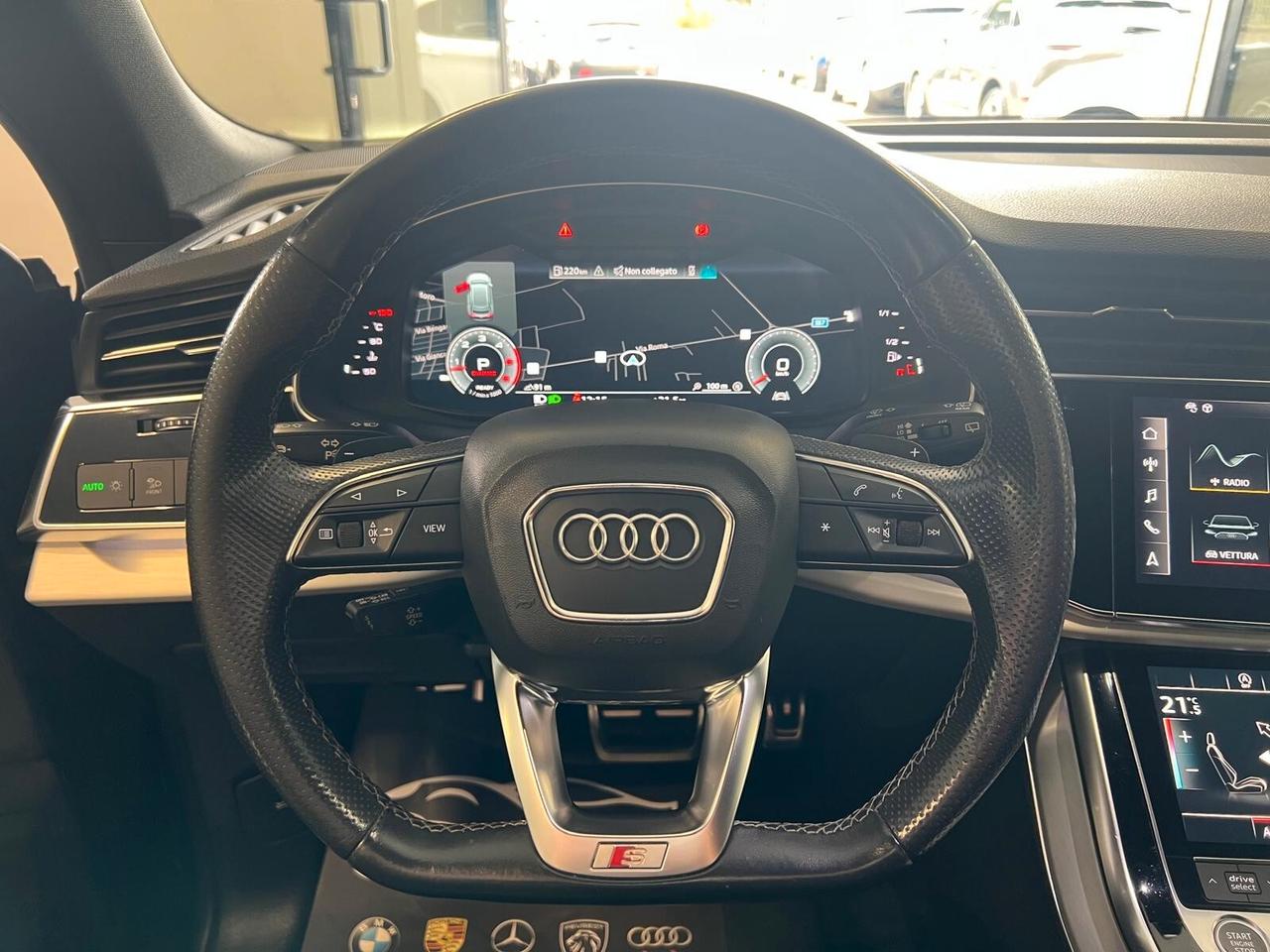 AUDI Q8 50 3.0 TDI MHEV S-LINE 286CV PELLE NAVI CAM QUATTRO ANNO 2021