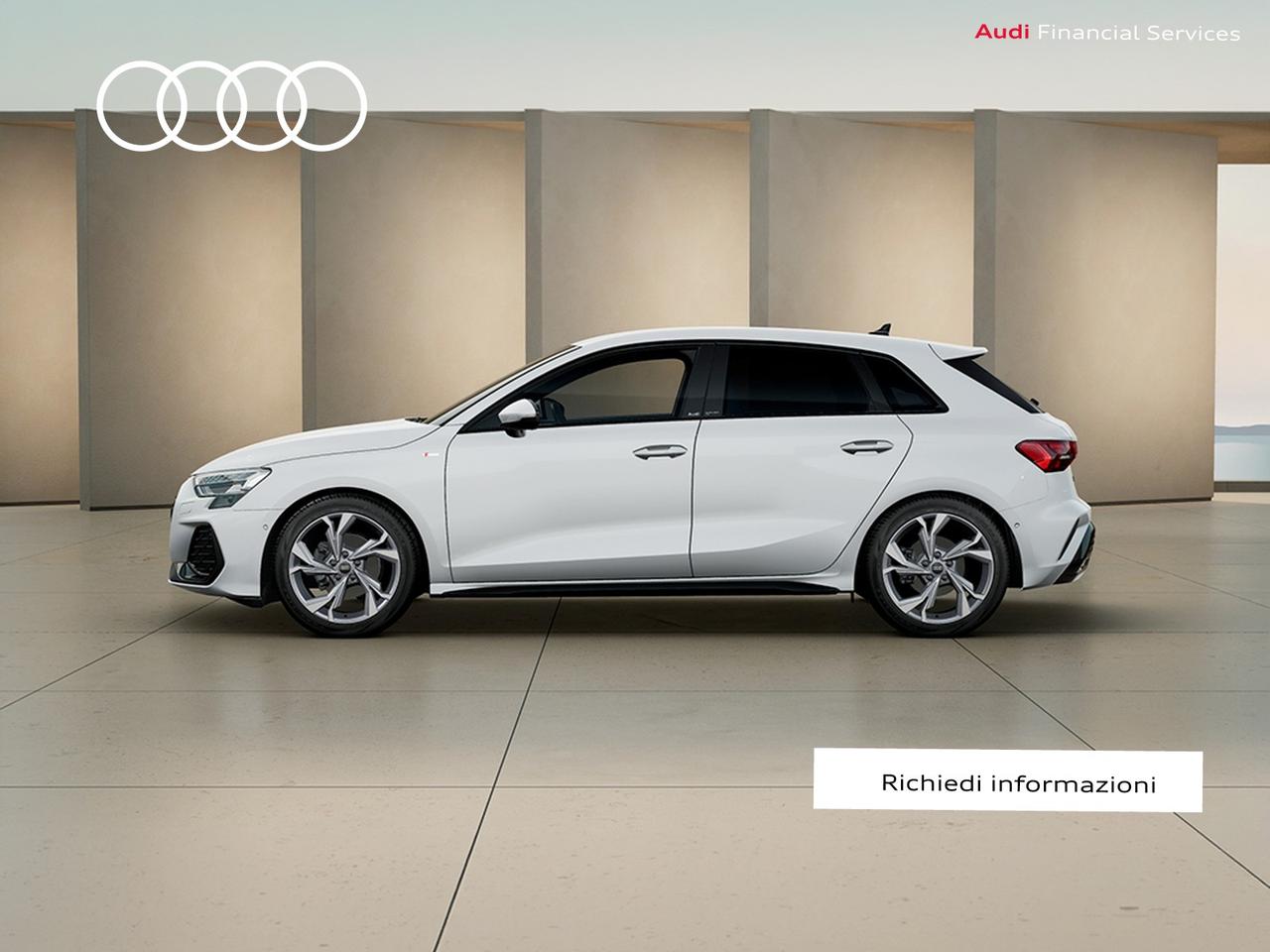 Audi A3 sportback 1.5 tfsi mhev s line edition 150cv s-tronic