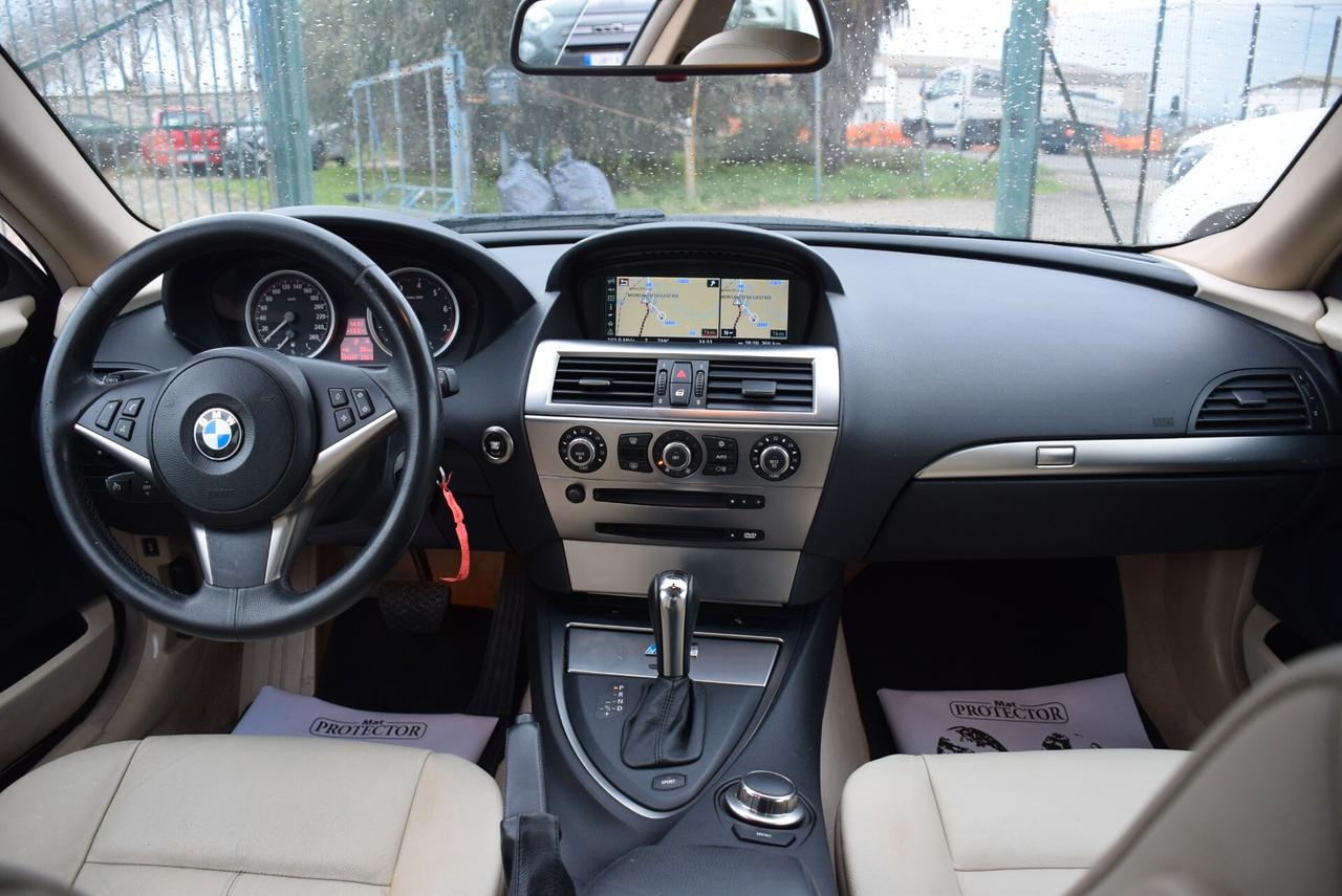 Bmw 630 SERIE 6 630i COUPE' AUTOM. NAV CRUISE SENSORI PELLE