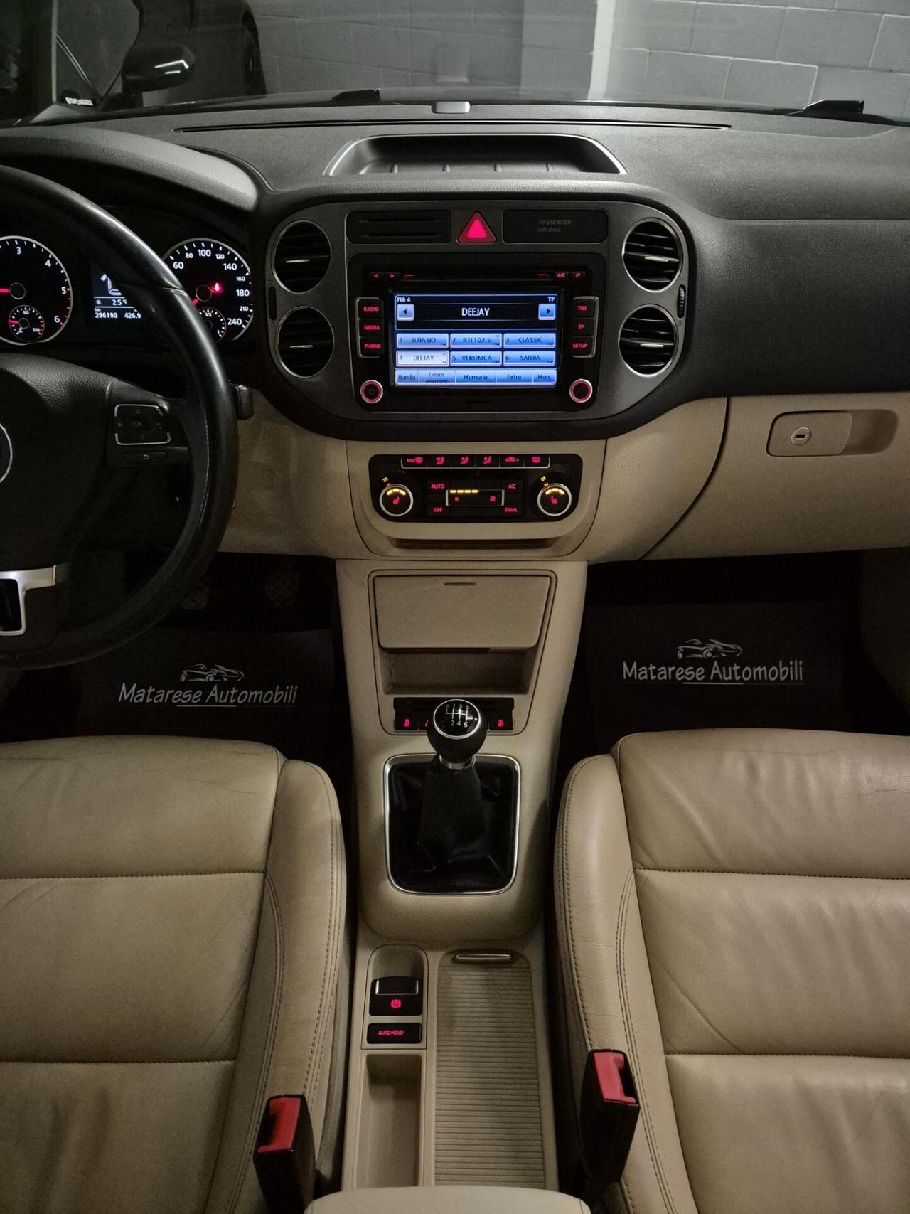 Volkswagen Tiguan TDI 4Motion 2.0cc 140cv sediliriscaldati bluetooth