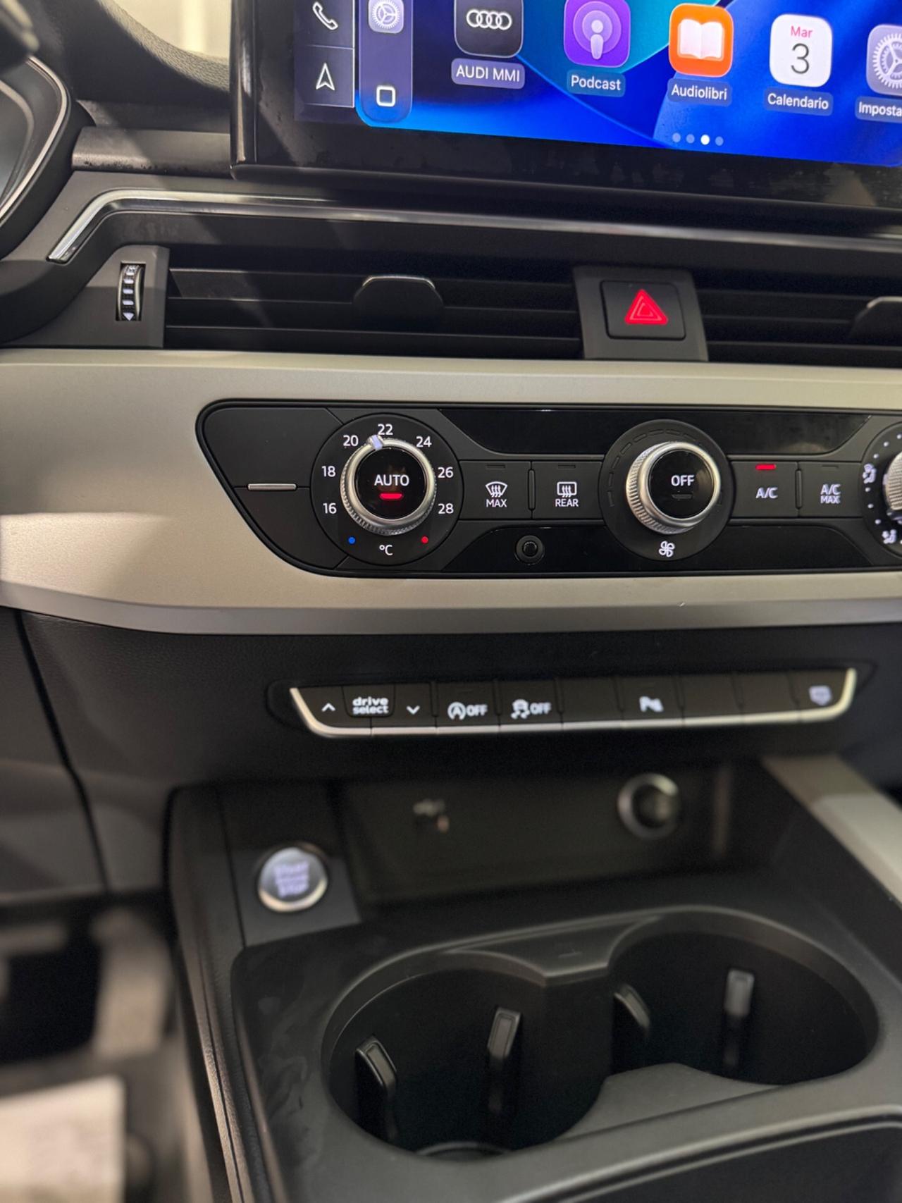 A4 Avant 2.0 Advanced FARI FULL LED, SENSORI ANT & POST, CRUISE ADATTIVO, APPLE CARPLAY E ANDROIDAUTO