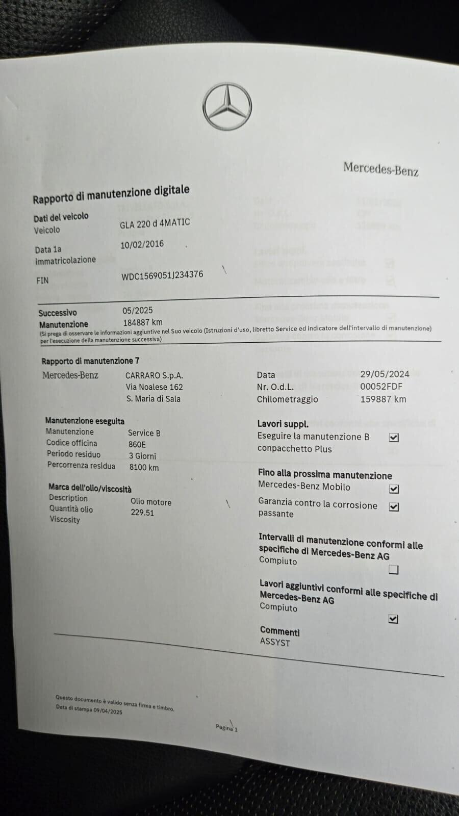 Mercedes-benz GLA 220 GLA 220 d Automatic Enduro A