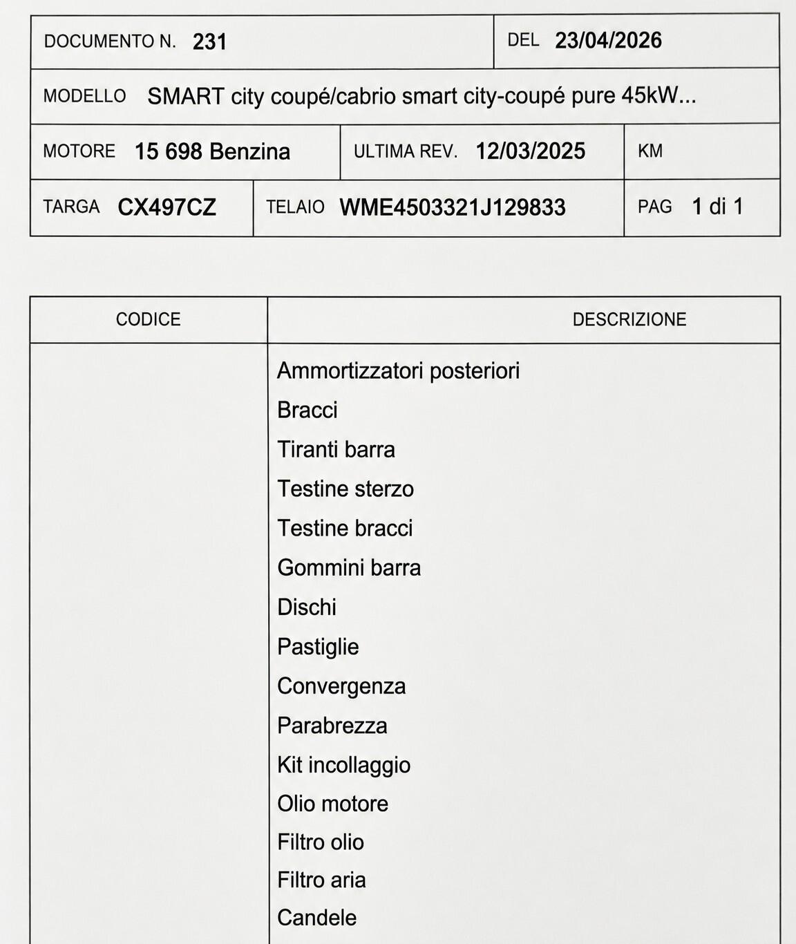 Smart ForTwo 700 coupé pure (45 kW)