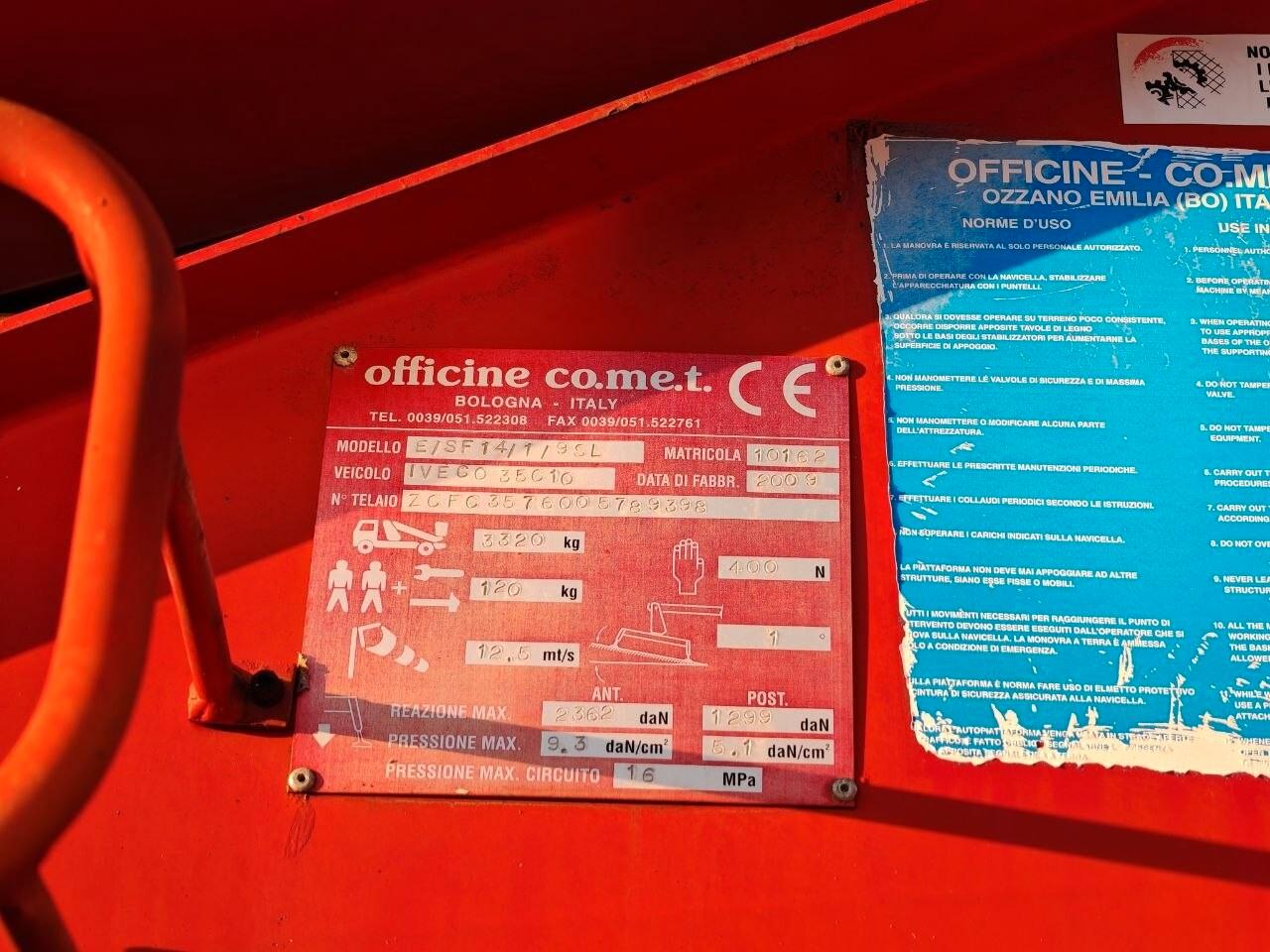 Iveco DAILY 35C10 2.3 HPI PM-RG CASSONE CESTELLO