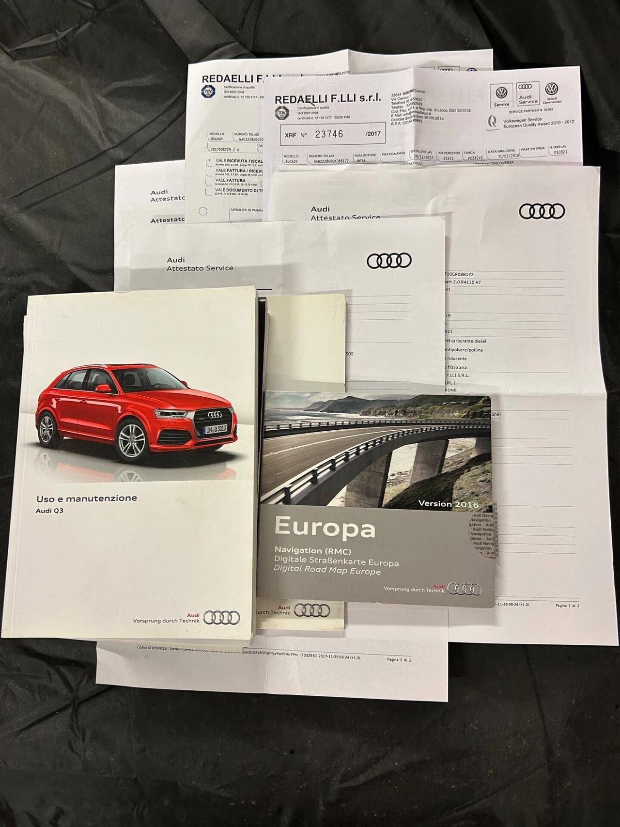 Audi Q3 2.0 TDI 150 CV quattro S tronic tagliandi