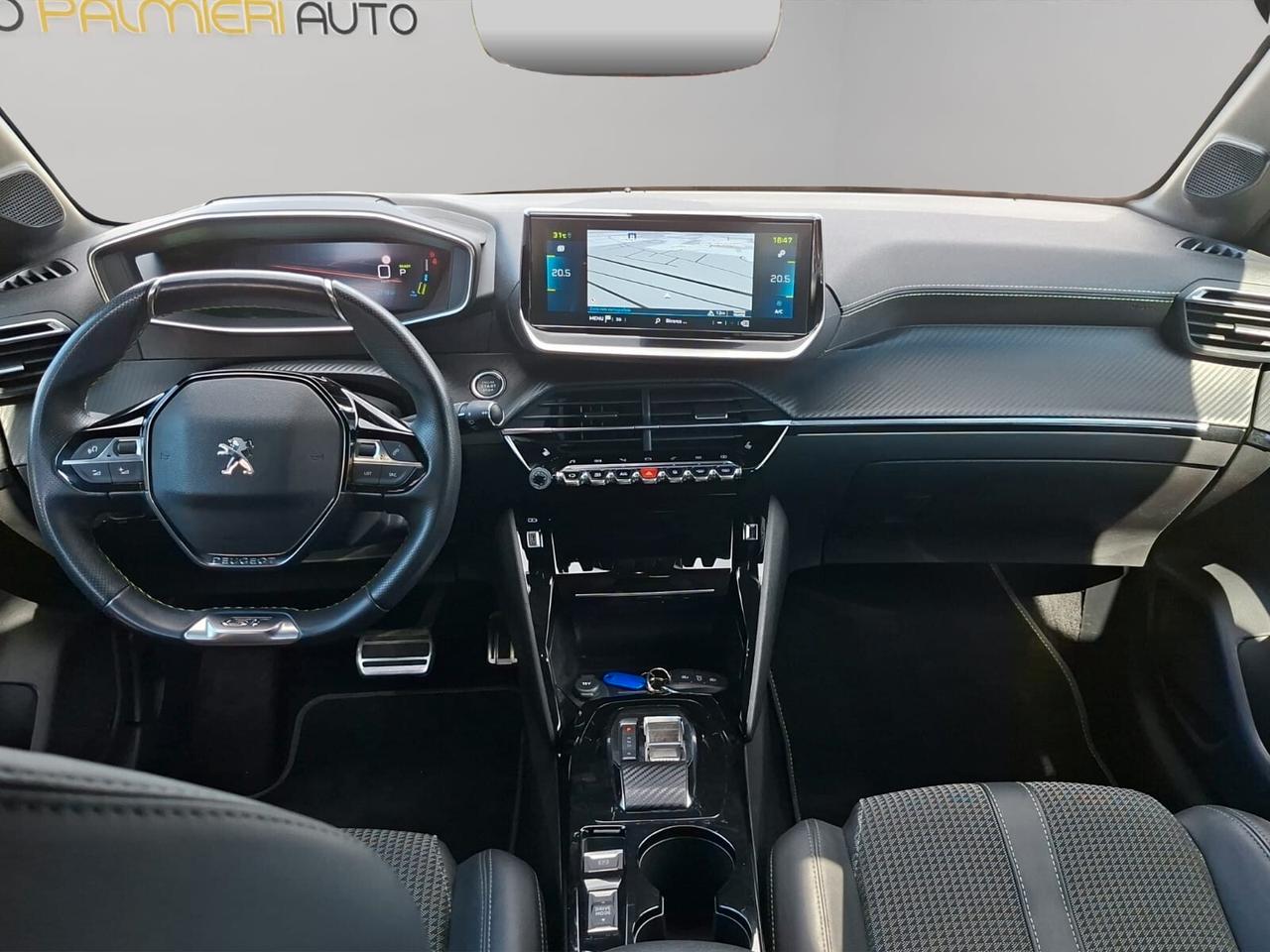 Peugeot 208 motore elettrico 136 CV 5 porte GT