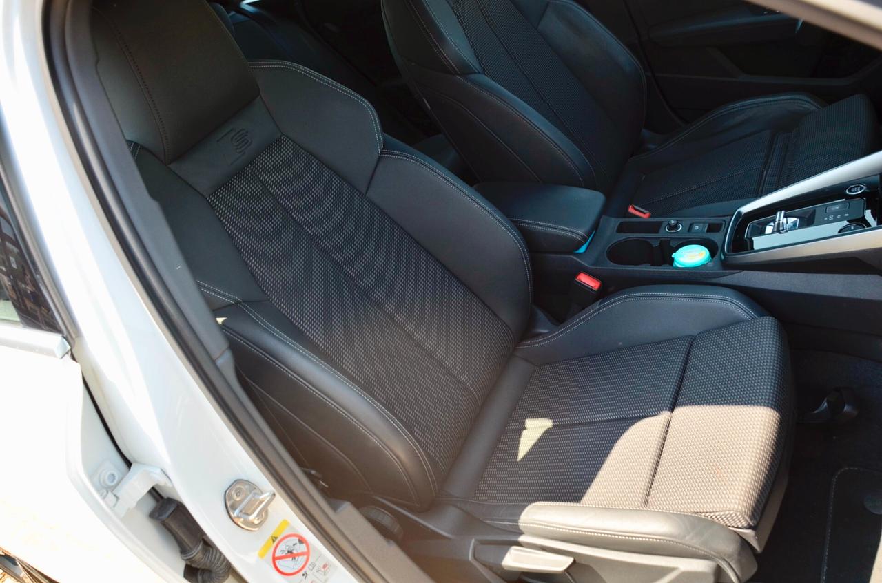AUDI A3 SPORTBACK 30 2.0 TDI S-LINE INT+EXT 116cv S-TRONIC, EURO 6D, UFF ITALIANA, AUTO IN OTTIME CONDIZIONI, SERVICE UFF AUDI, FARI LED, APPLE ANDROID, PERMUTE