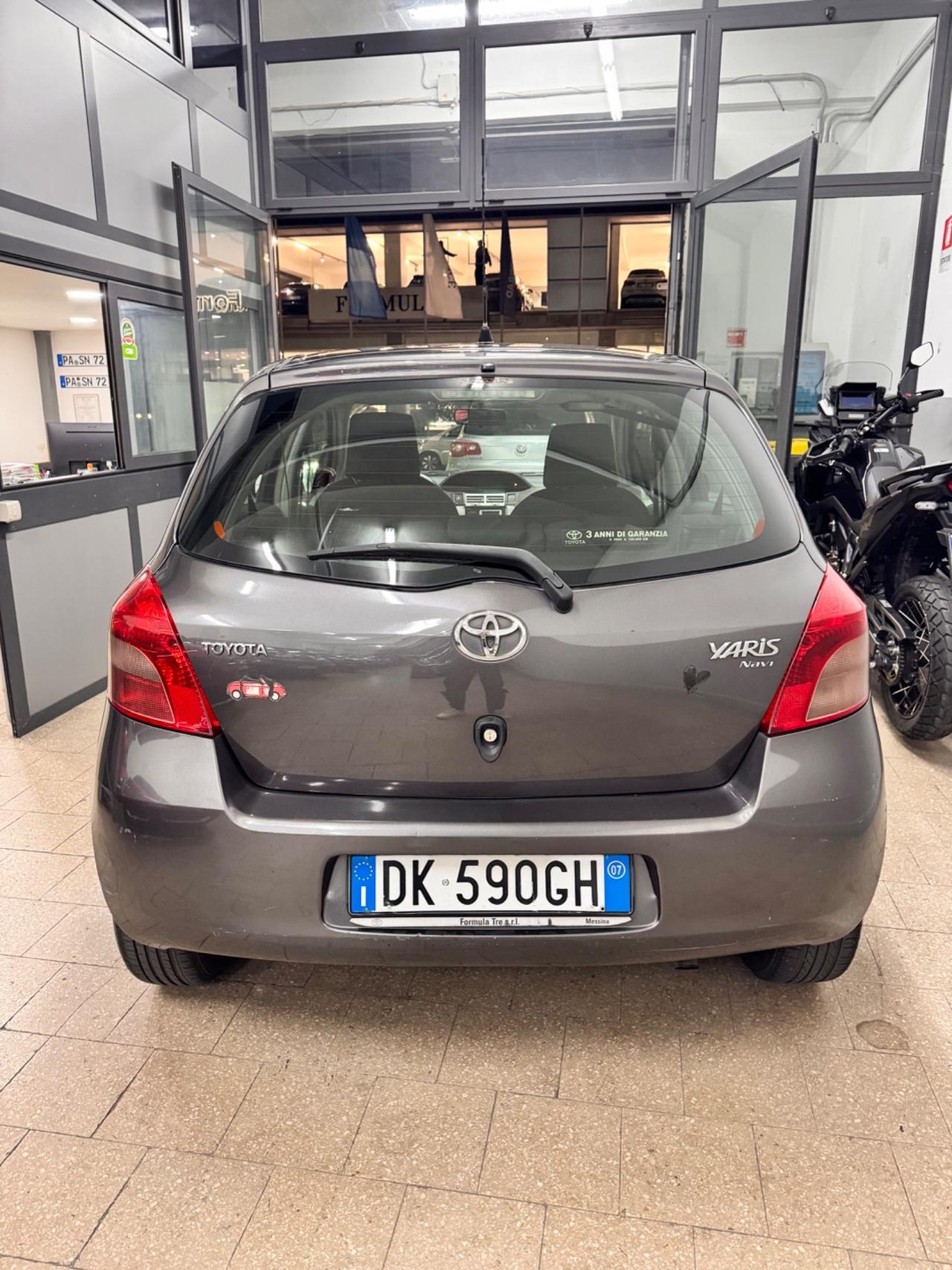 Toyota Yaris 1.4 D-4D 90 Cv 5 Porte Navi - 2007