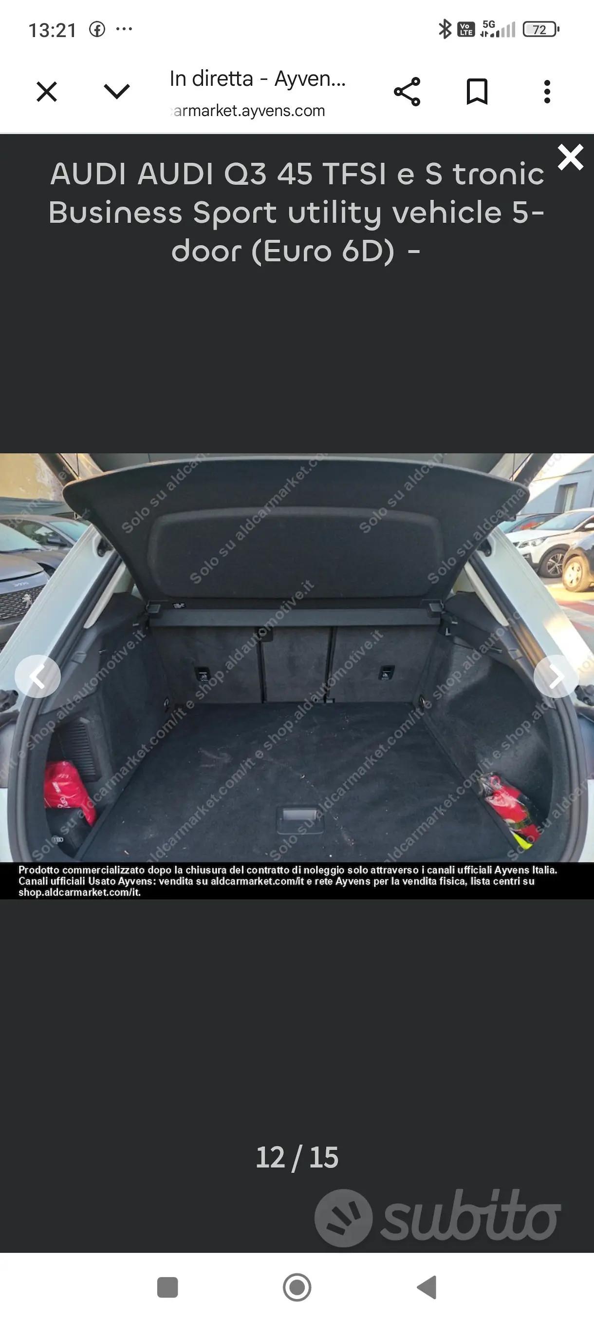 Audi Q3 45 TFSI 1.4 Business ibrido 245 CV auto
