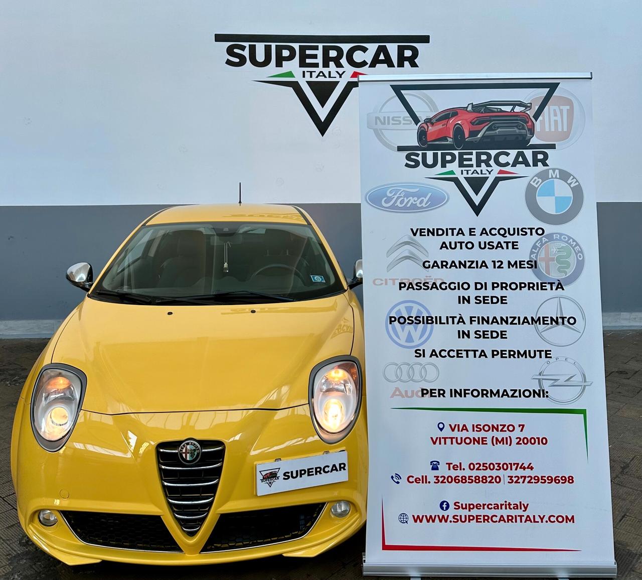 Alfa Romeo MiTo 1.4 Benz, Euro 5A, Unico proprietario.
