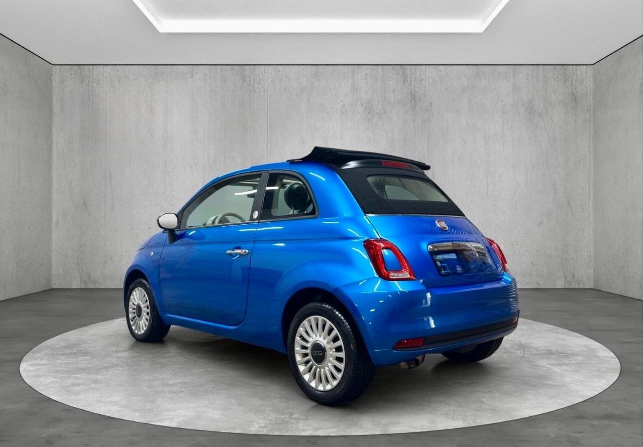 Fiat 500 C 1.2 Lounge blue metallic