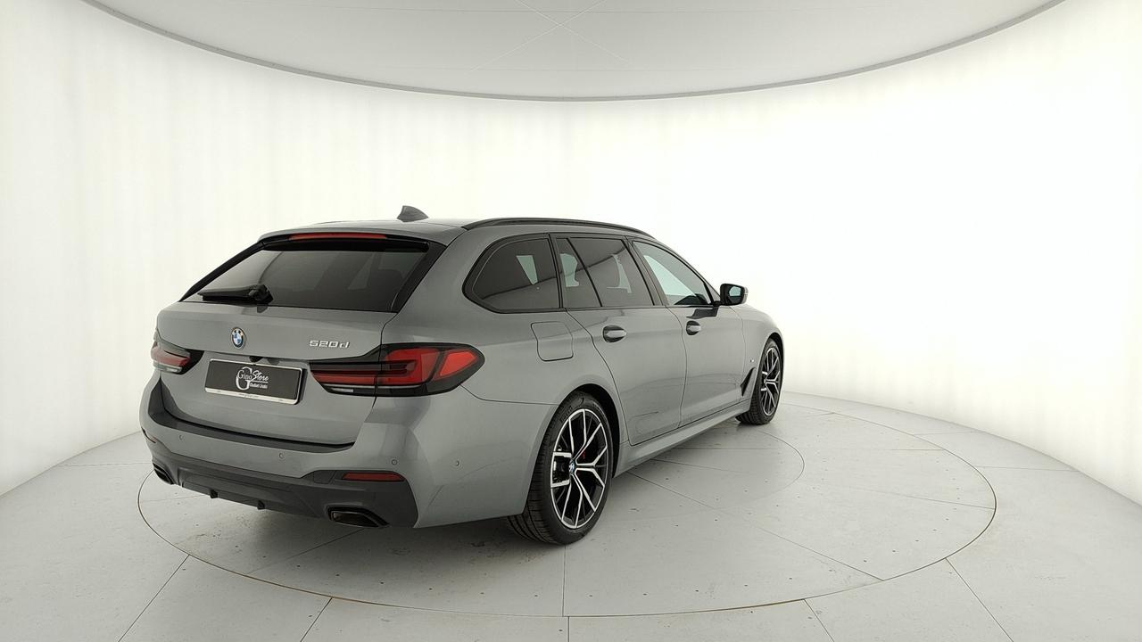 BMW Serie 5 G31 2020 Touring LCI - 520d Touring mhev 48V Msport auto