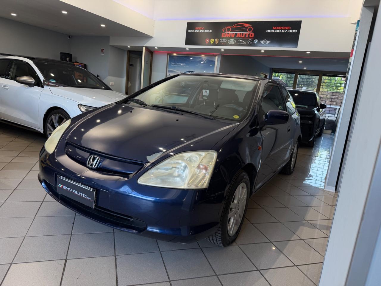 HONDA Civic 7a serie ('01'-'06') Civic 1.6 16V VTEC cat 3P ES (81 kw) Valore di listino: € 17300