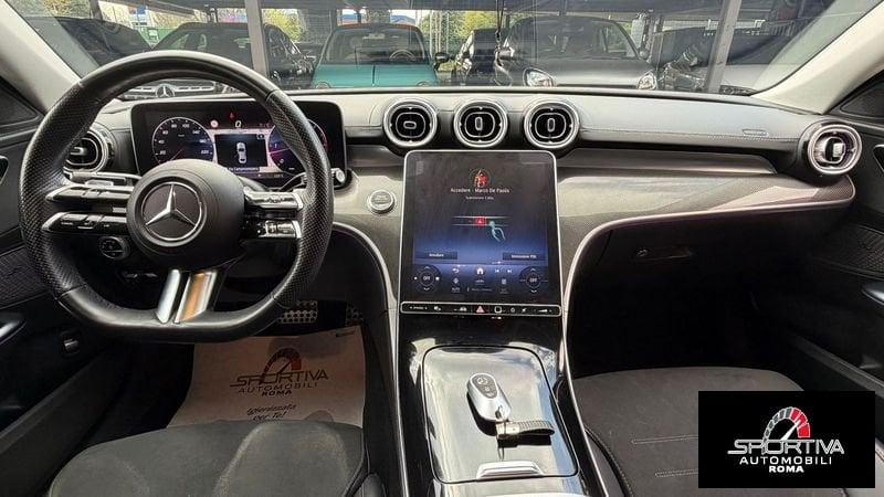 Mercedes-Benz Classe C UNICO PROPRIETARIO SERVICE MERCEDES ANTICIPO 5990,00 EURO RATA MENSILE 562,00 EURO C 200 d AMG Line