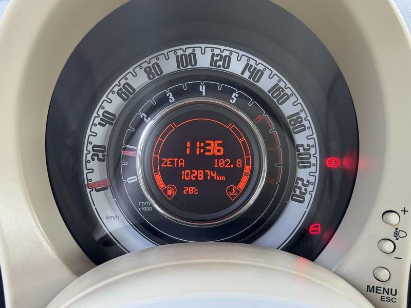 FIAT 500 1.2 Lounge 69cv UNIPROPRIETARIO NEOPATENTATI
