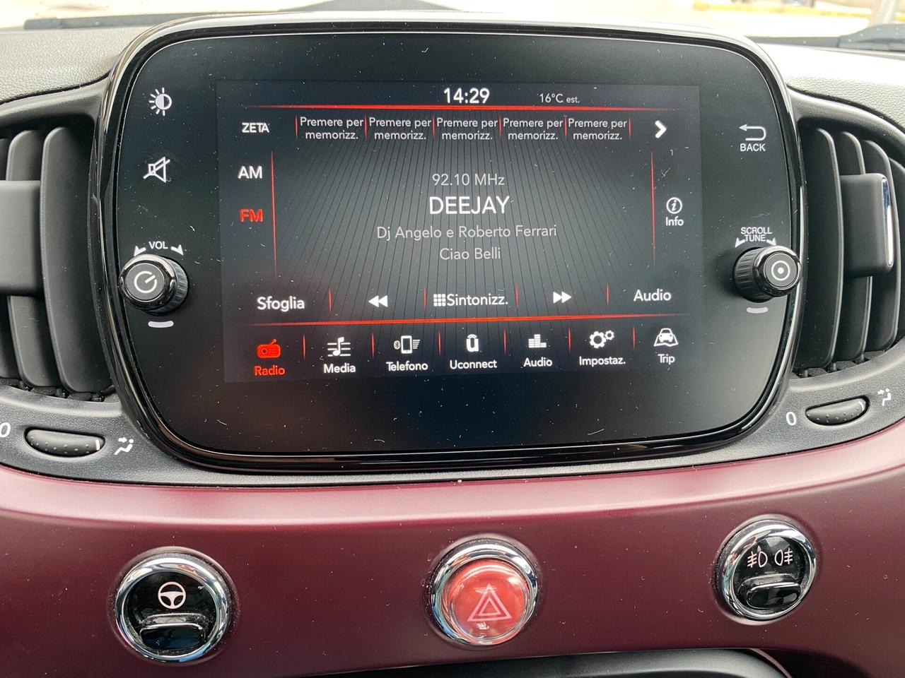 Fiat 500 1.2 Sport - MERAVOGLIOSA !!!