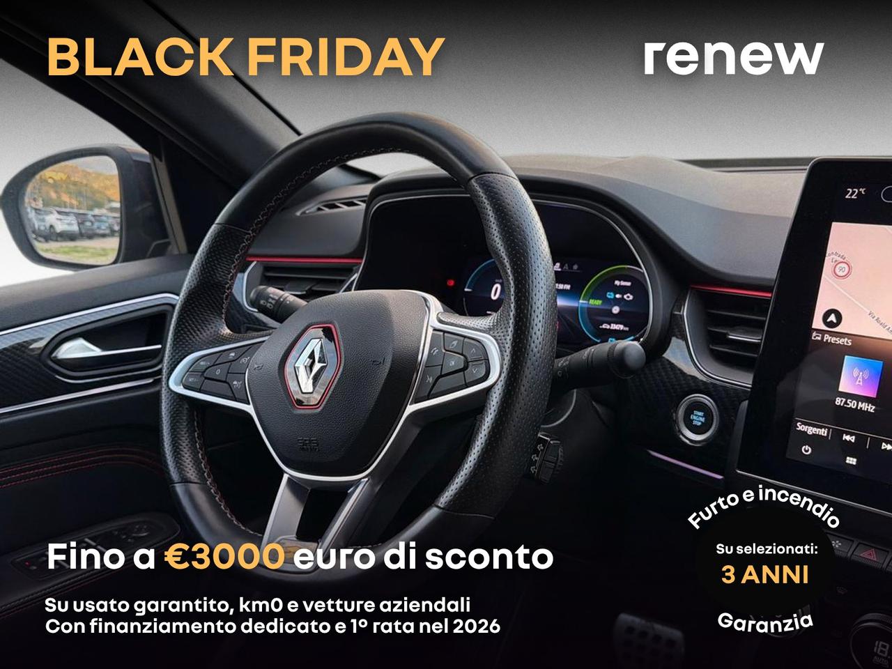 Renault Arkana 1.6 e-tech full hybrid r.s. line 145cv