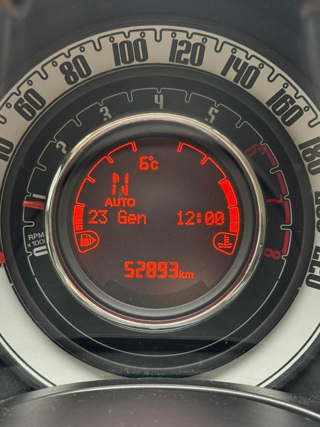 FIAT 500C 1.2 LOUNGE *53000Km!* *ECCELLENTE* *CAPOTE ROSSA*