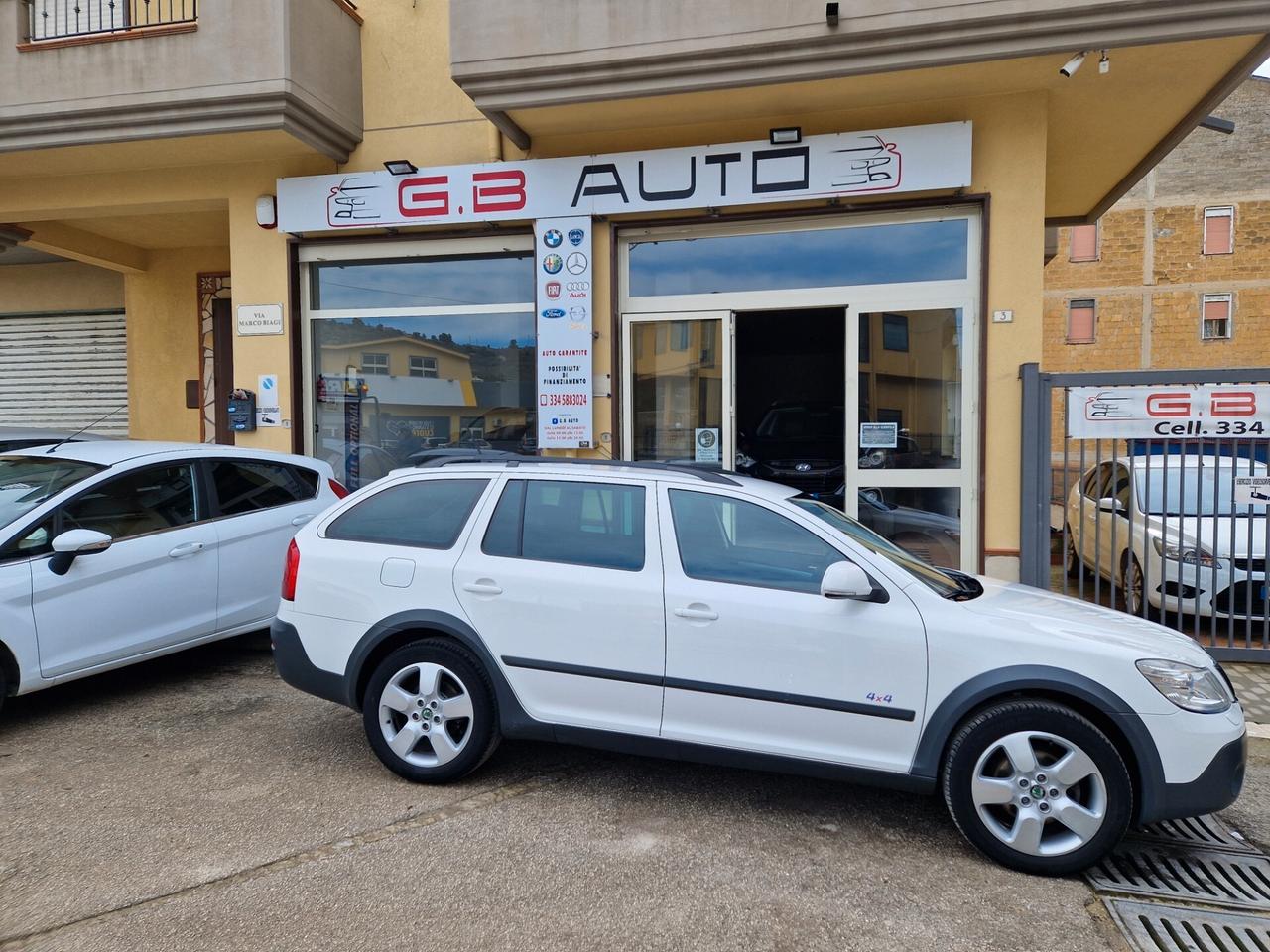 SKODA OCTAVIA SCOUT 4X4 2.0 TDI 140 CV KM CERTIF