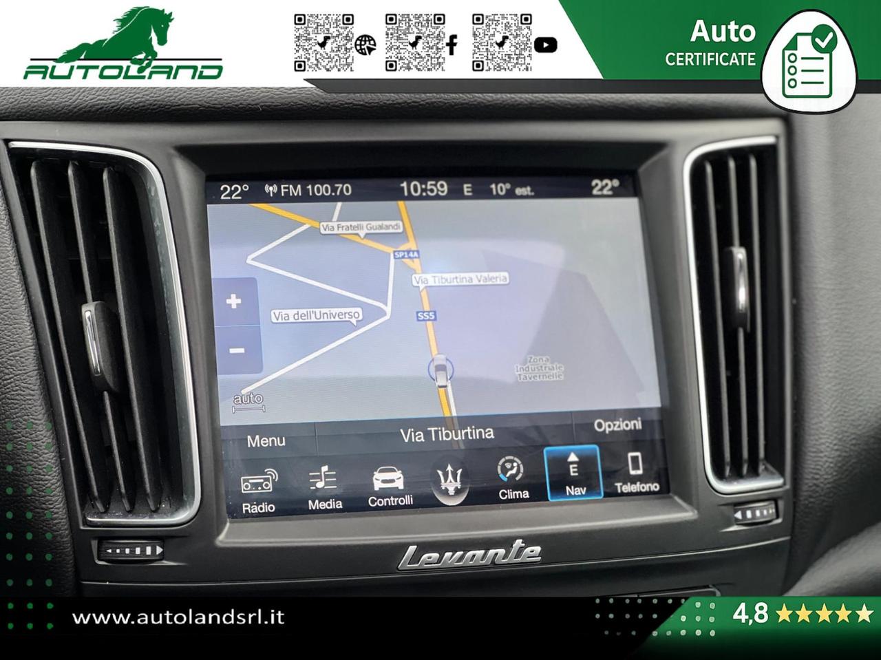 Maserati Levante 3.0 V6 Gransport 275cv auto Tetto Full