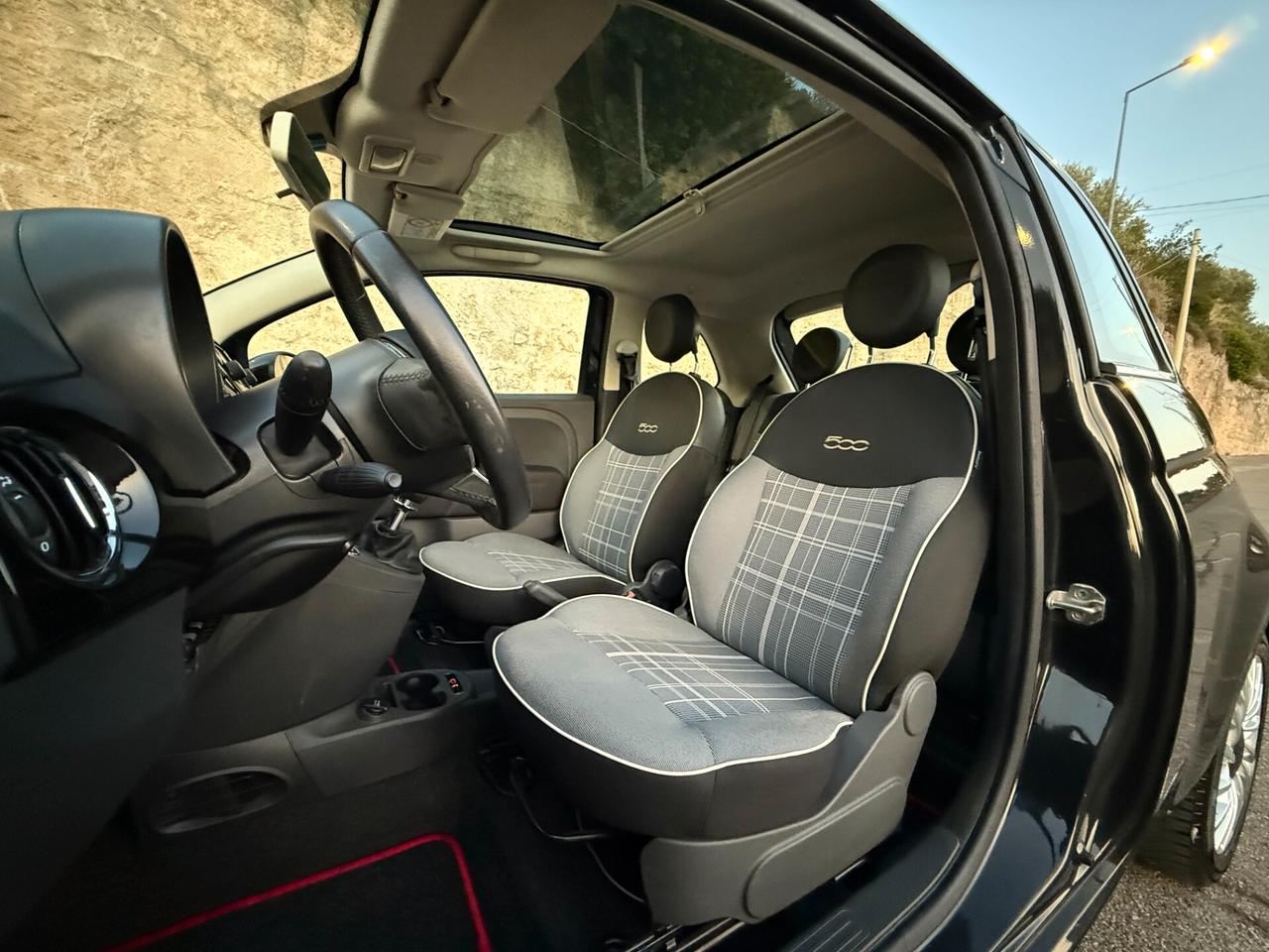 FIAT 500 LOUNGE/1.2 69 CV/TETTO/CERCHI 15"/LED