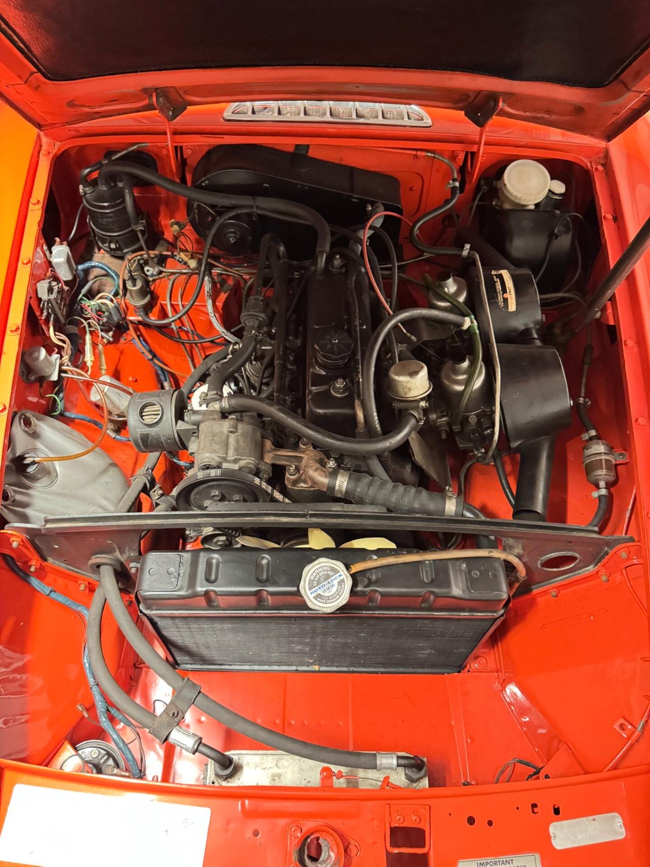 Mg MGB - 1973 versione Americana Targa Italiana . Iscritta ASI Oro