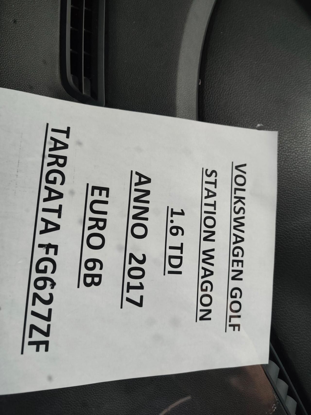 Volkswagen Golf Variant 1.6 TDI STATION WAGON