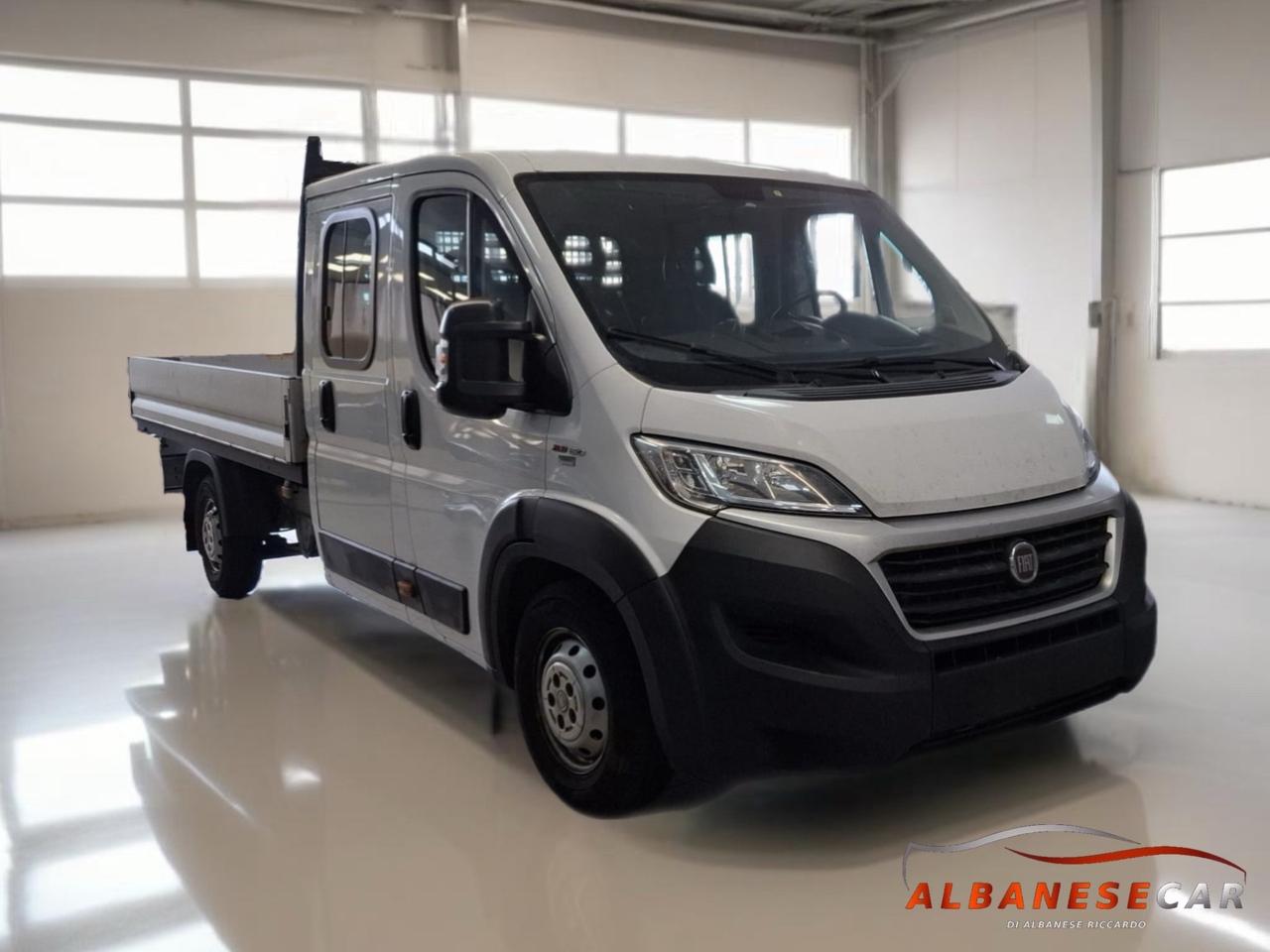 Fiat Ducato maxi 2.3 mjt 150cv doppia cabina 7 posti cassone fisso