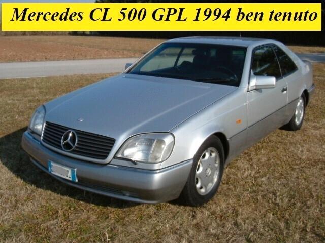 Mercedes-benz CL 500 GPL ben tenuta EPOCA