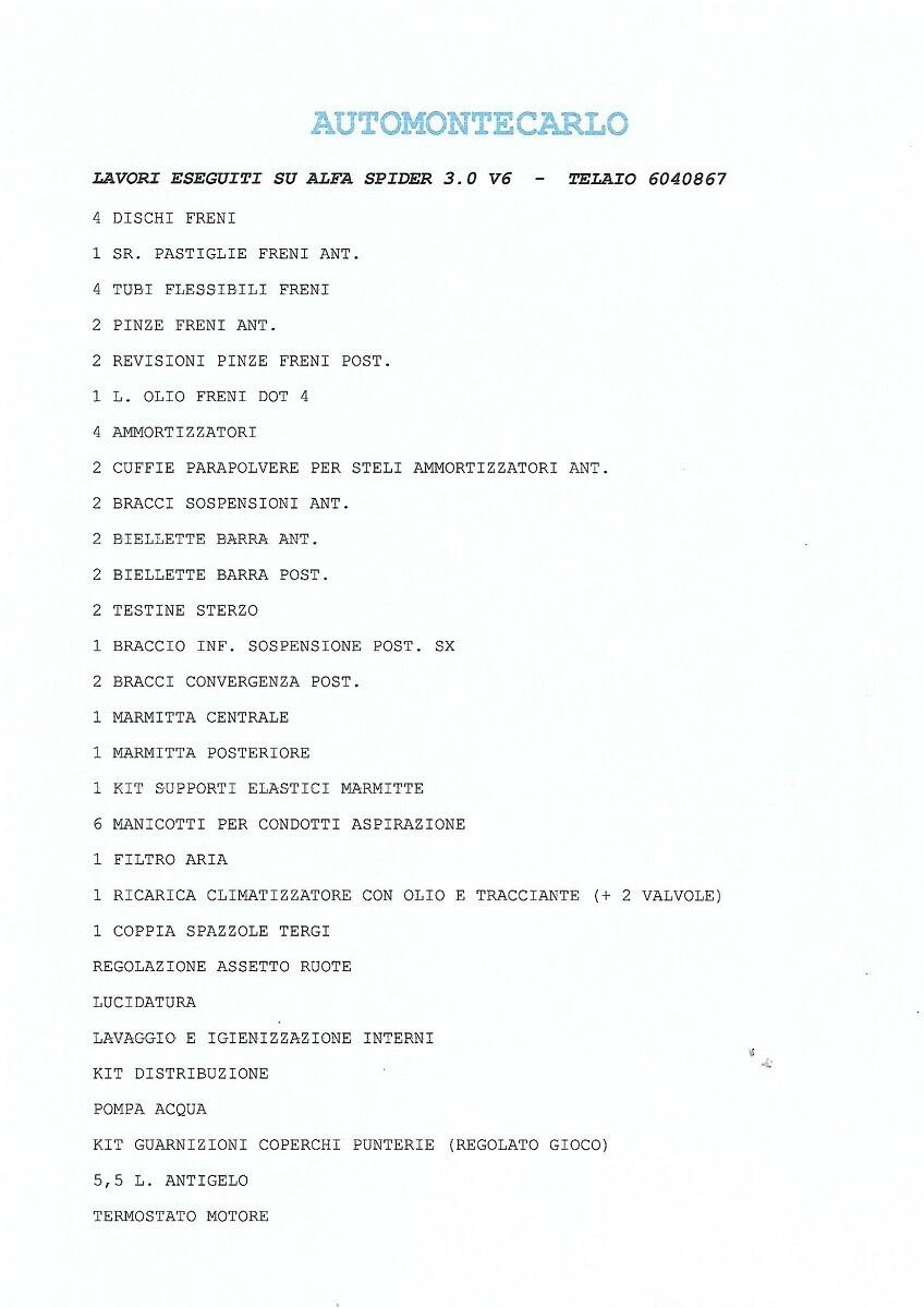 Alfa Romeo GTV Spider 3.0i V6 cat L