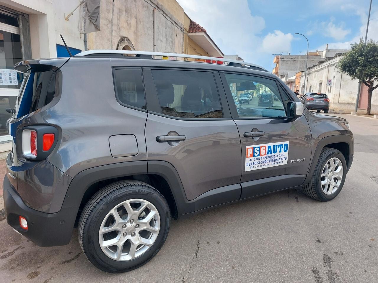 JEEP RENEGADE LIMITED TOP 1.6 MJT 120CV STRAFULL PELLE TOTALE NAVI, SENSORI PERFETTA