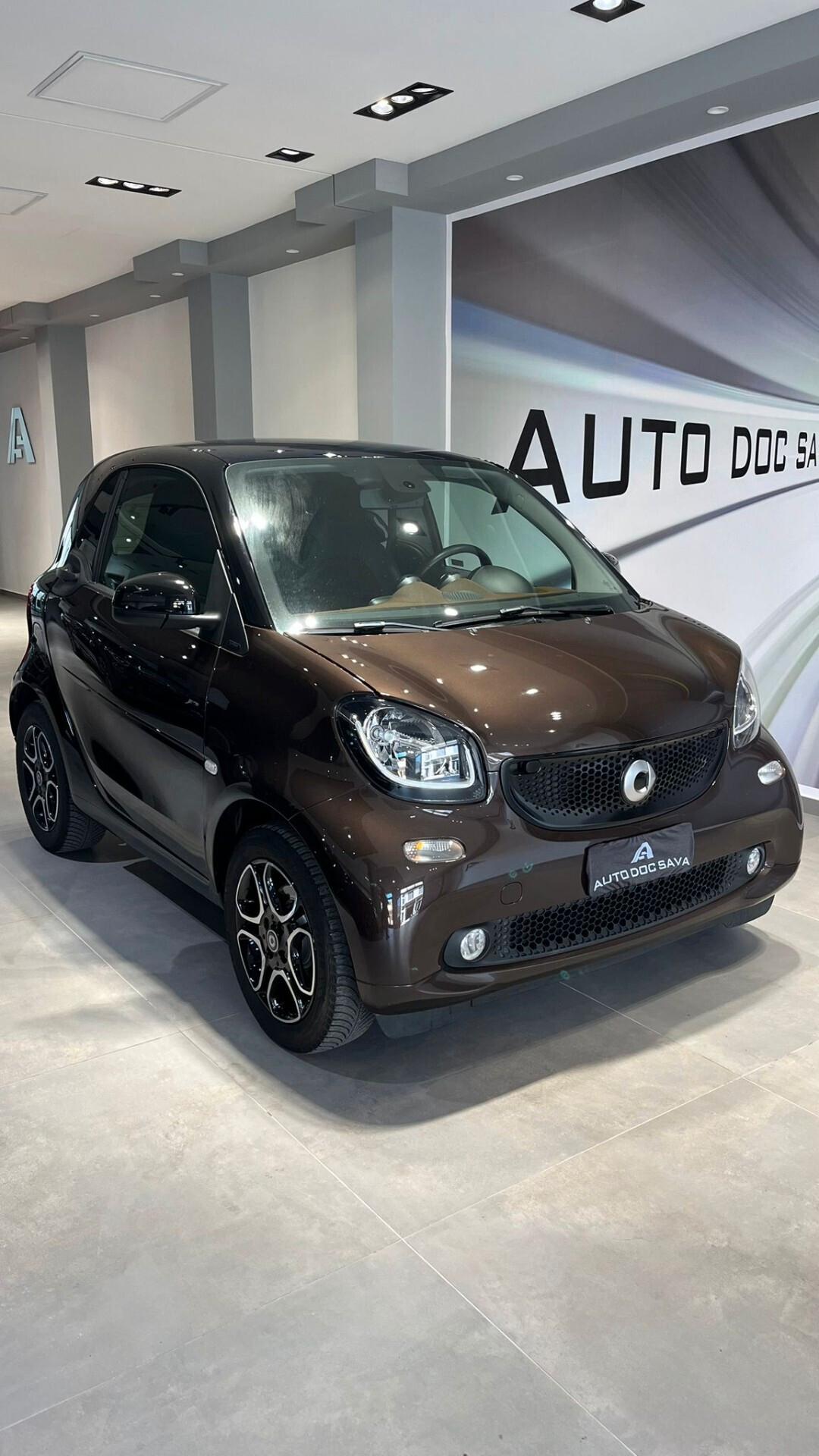 Smart ForTwo 1.0 Turbo Twinamic Perfect Fari Led Navy Tetto...