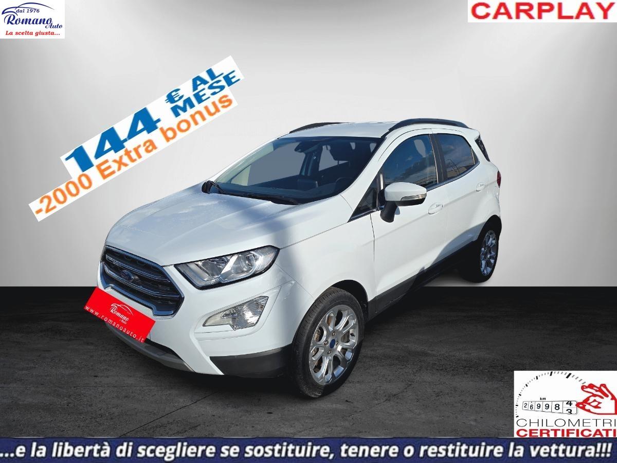 FORD - EcoSport - 1.0 EcoBoost 125 CV Titanium#KM CERTIFICATI!