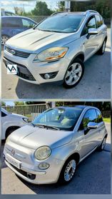 Ford Kuga 2.0d piu' Fiat 500 1.2 X COMMERCIANTI