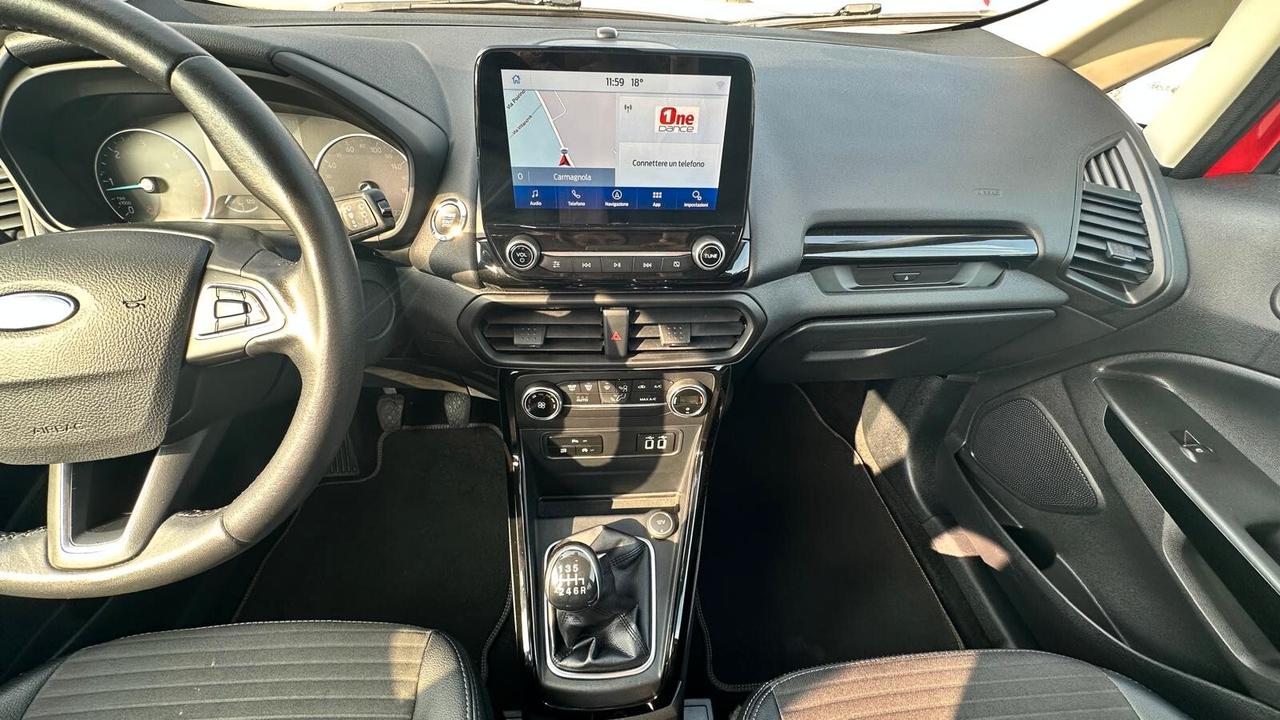 Ford EcoSport 1.5 Ecoblue 100 CV Start&Stop Titanium KM CERTIFICATI-UNICO PROPRIETARIO