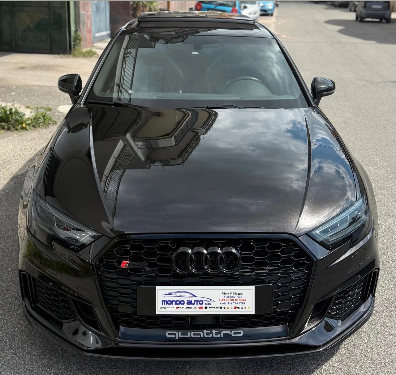 Audi RS3 2.5 TFSI 400 CV QUATTRO S-TRONIC SPORTBACK UFFICIALE