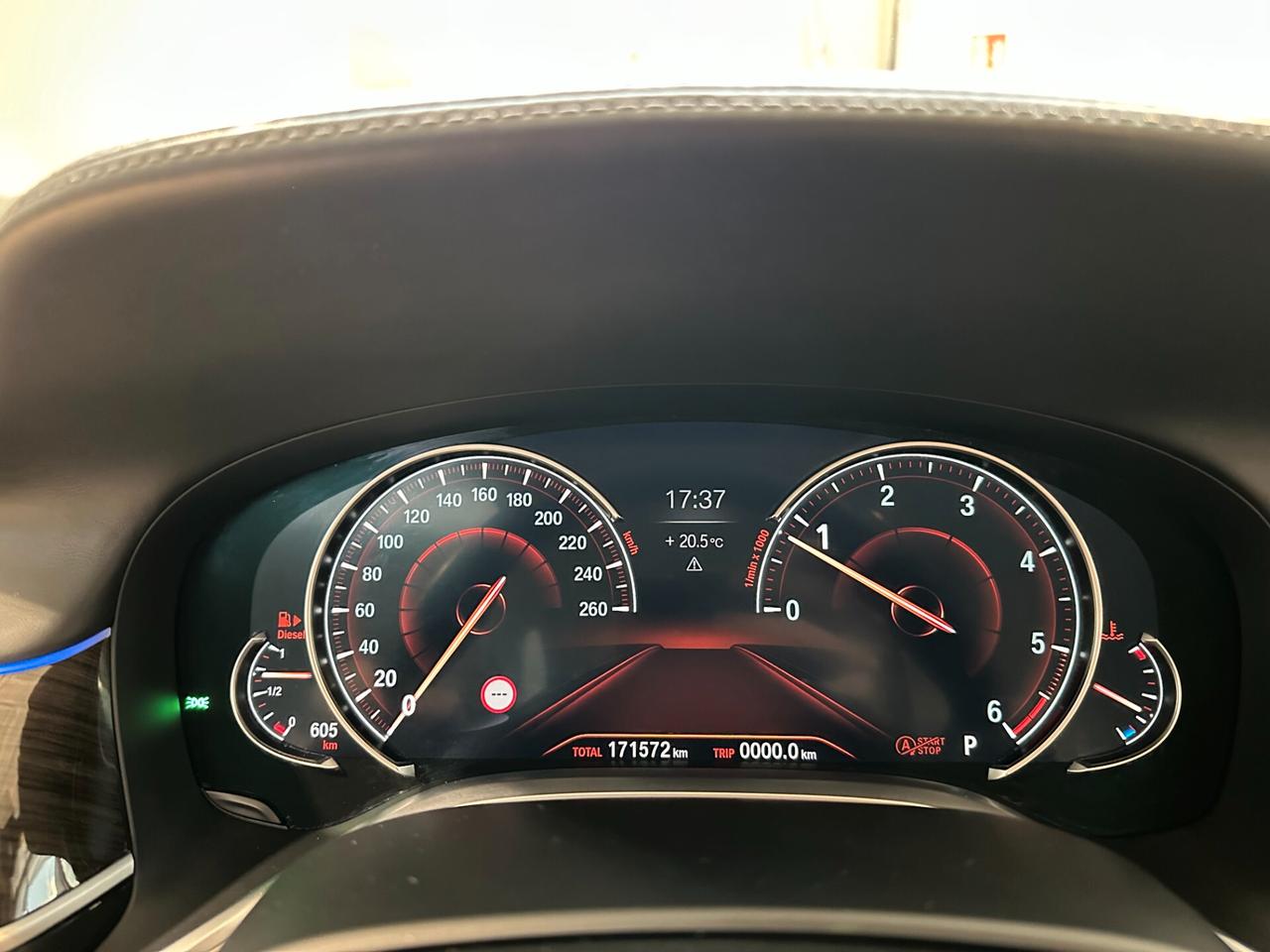 Bmw 725 725d Luxury - Luci Ambiente PELLE BIANCA